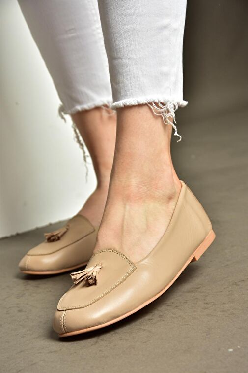 R667001203 Ten Hakiki Deri Babet - Görsel 6