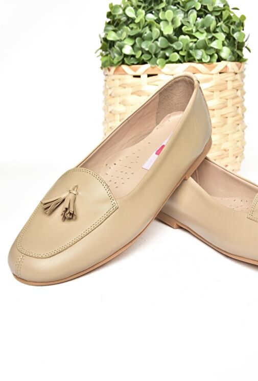 R667001203 Ten Hakiki Deri Babet - Görsel 7