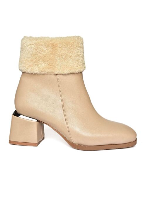 R241049109 Ten Kalın Topuklu Kadın Bot - Görsel 8