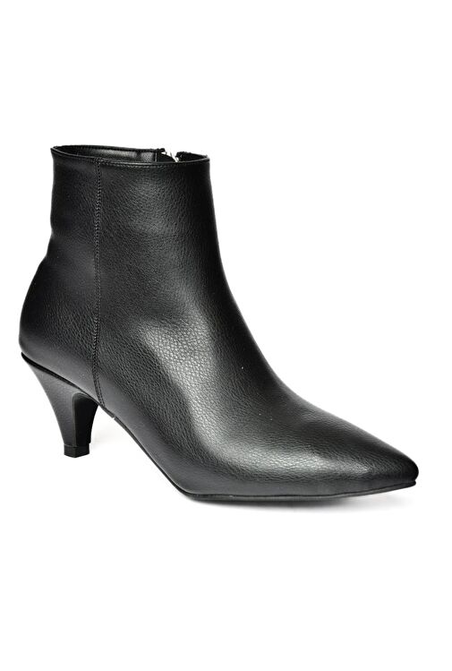 R404710009 Siyah Alçak Topuklu Kadın Bot - Görsel 8
