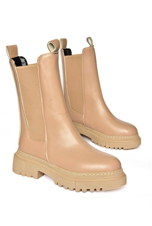 N280349009 Ten Kalın Tabanlı Günlük Kadın Bot - Görsel 8