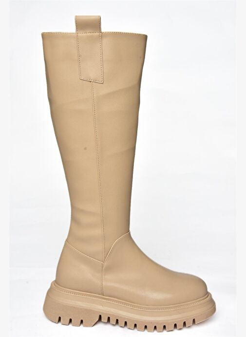 R312401309 Ten Kalın Tabanlı Kadın Çizme - Görsel 8