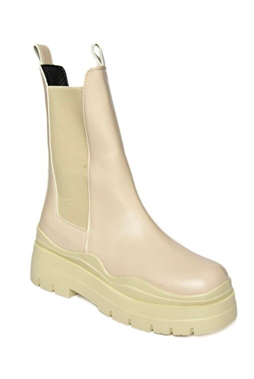 N280420009 Ten Kalın Tabanlı Kadın Bot - Görsel 8