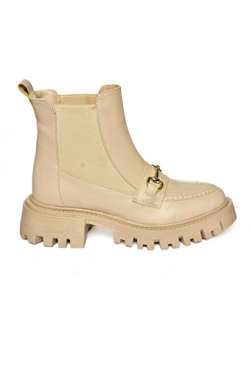 R312154109 Ten Kalın Tabanlı Kadın Bot - Görsel 6