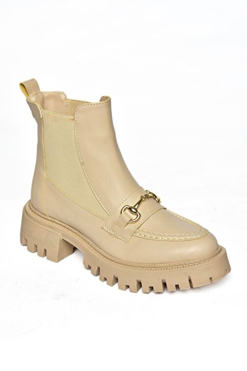 R312154109 Ten Kalın Tabanlı Kadın Bot - Görsel 7