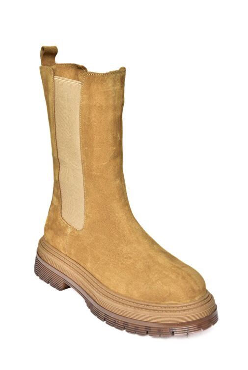 R555268002 Taba Hakiki Deri Süet Kadın Bot - Görsel 8