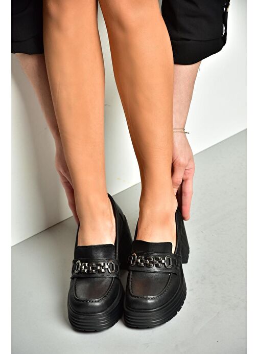 Fox Shoes Siyah Kadın Topuklu Ayakkabı 11797 - Görsel 7