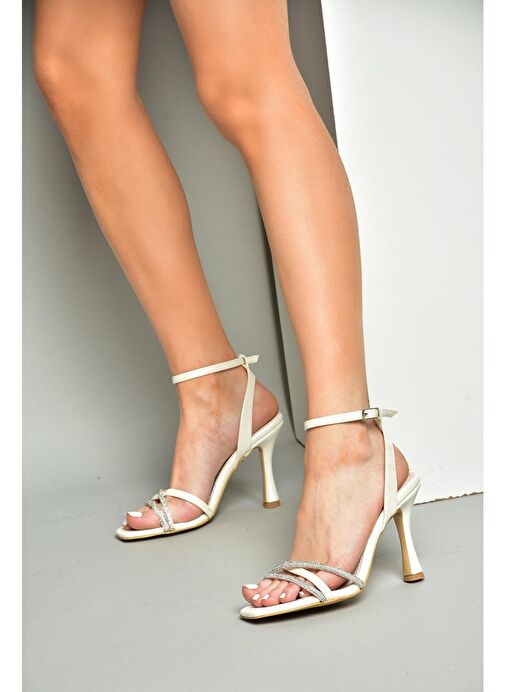 S569812509 Sedef Kadın Abiye Ayakkabı - Görsel 4