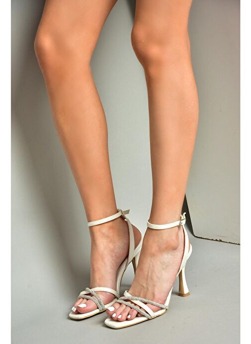 S569812509 Sedef Kadın Abiye Ayakkabı - Görsel 5