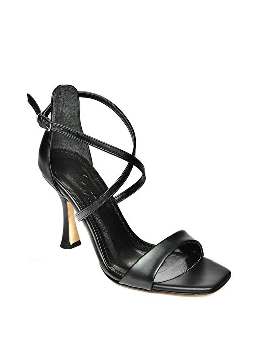 S569815409 Siyah Kadın Abiye Ayakkabı - Görsel 9