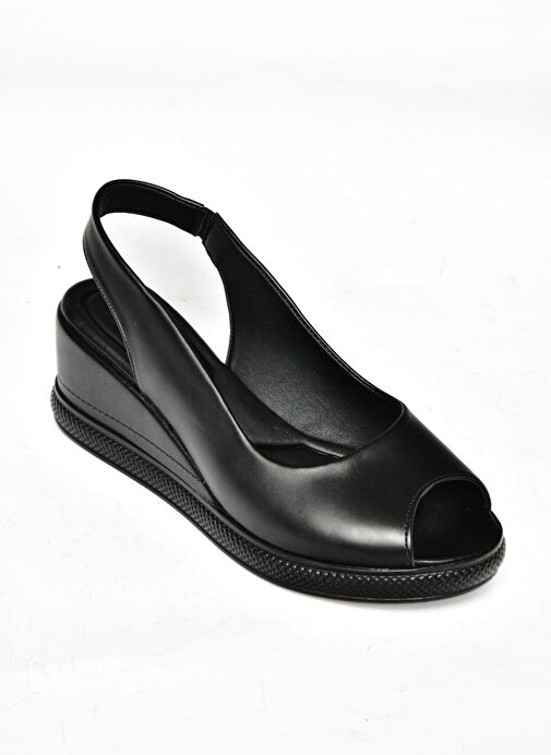 S674307009 Siyah Kadın Sandalet - Görsel 7