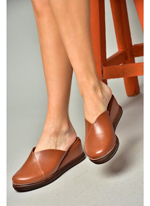 S674307509 Taba Dolgu Tabanlı Kadın Terlik - Görsel 2