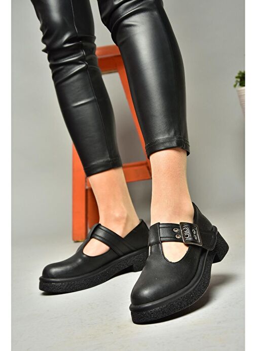 S996019009 Siyah Kadın Günlük Ayakkabı - Görsel 3