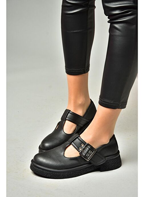 S996019009 Siyah Kadın Günlük Ayakkabı - Görsel 4