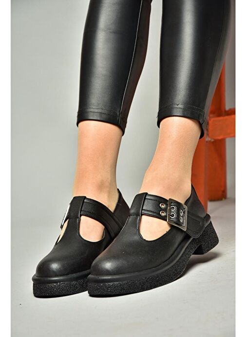 S996019009 Siyah Kadın Günlük Ayakkabı - Görsel 5