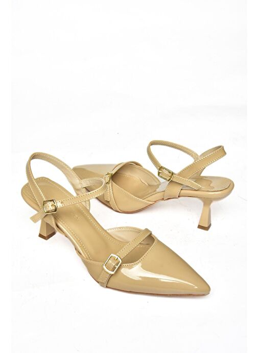 S518081308 Ten Rugan Alçak Topuklu Kadın Ayakkabı - Görsel 8