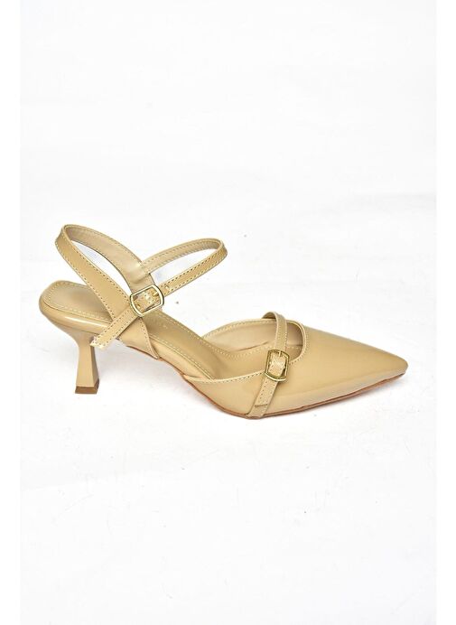 S518081308 Ten Rugan Alçak Topuklu Kadın Ayakkabı - Görsel 9