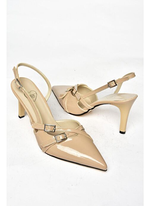 S654071908 Ten Rugan Kısa Topuklu Kadın Ayakkabı - Görsel 7