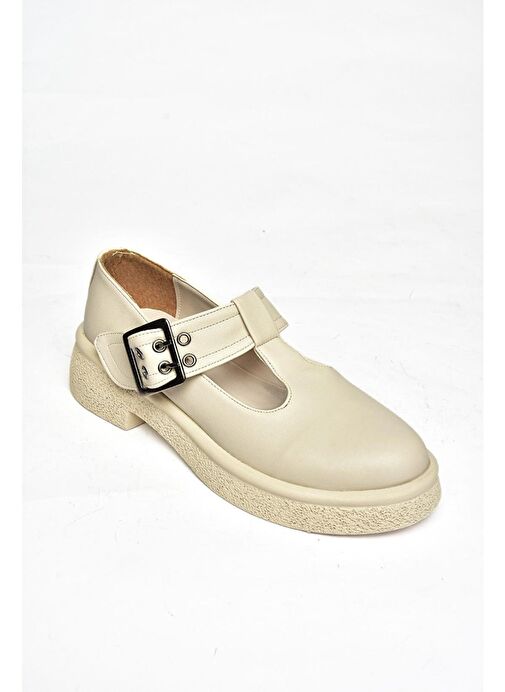 S996019009 Bej Kadın Günlük Ayakkabı - Görsel 9