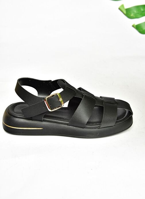 S518106009 Siyah Kadın Sandalet - Görsel 8