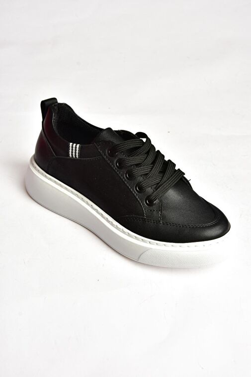 S274048409 Siyah Kadın Spor Ayakkabı Sneakers - Görsel 8
