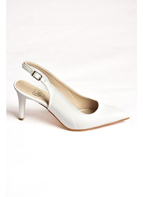 Fox Shoes Beyaz Kadın Topuklu Ayakkabı 12224 - Görsel 7