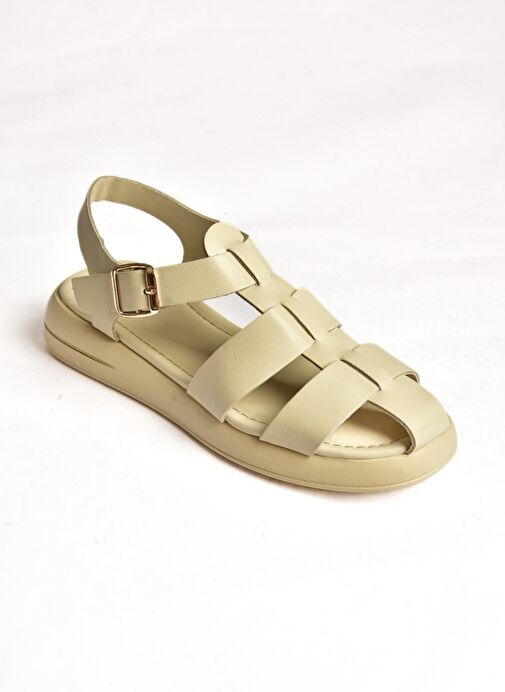 S518106009 Bej Kadın Sandalet - Görsel 8