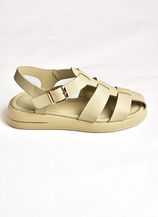 S518106009 Bej Kadın Sandalet - Görsel 9