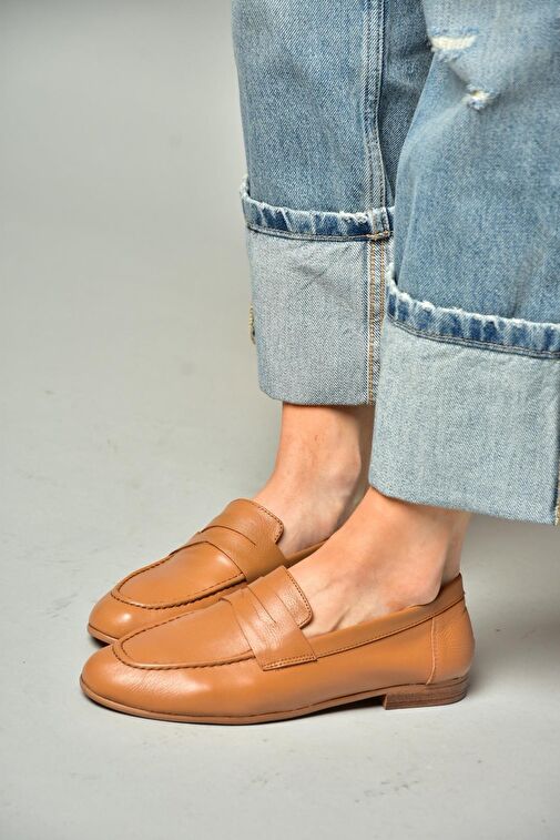 S944007803 Taba Hakiki Deri Kadın Babet - Görsel 3