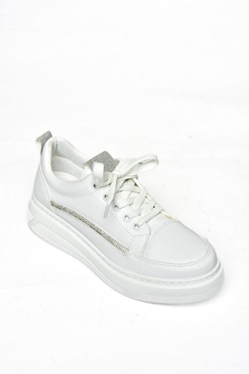 S602003409 Beyaz Spor Ayakkabı Sneakers - Görsel 7