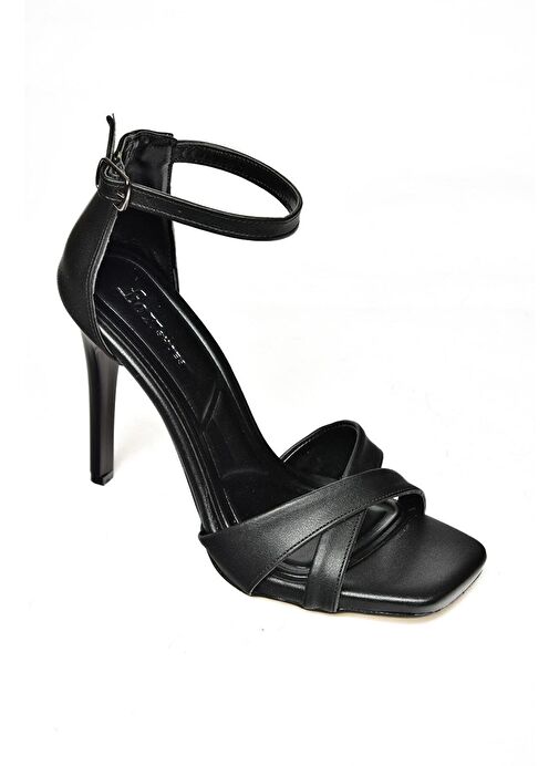 S251146009 Siyah İnce Topuklu Kadın Ayakkabı - Görsel 8