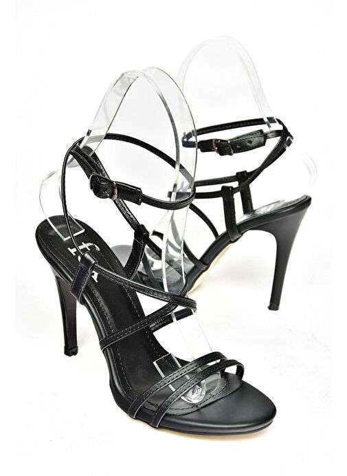 Fox Shoes Siyah Kadın Abiye Ayakkabı 12493 - Görsel 8