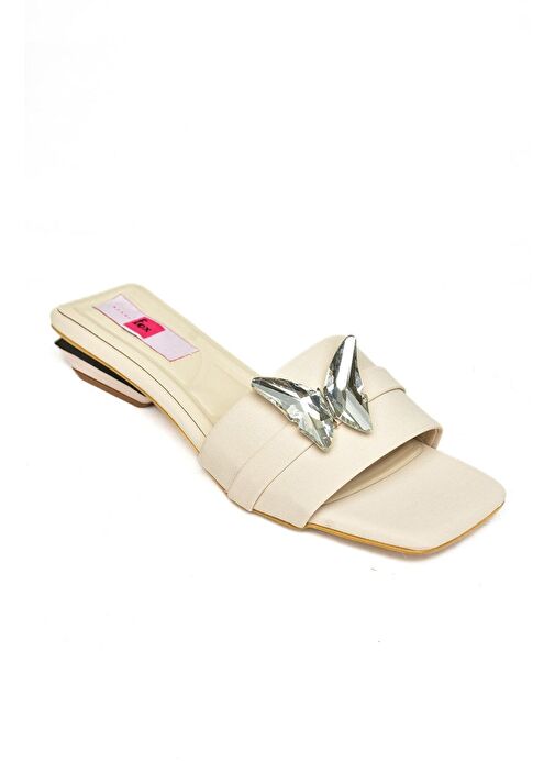 S820505604 Ten Kumaş Kadın Terlik - Görsel 6