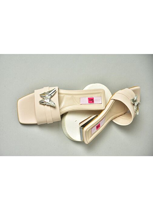 S820505604 Ten Kumaş Kadın Terlik - Görsel 7