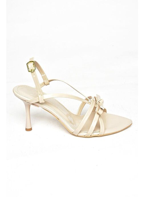 S518303408 Ten Rugan İnce Topuklu Kadın Ayakkabı - Görsel 6