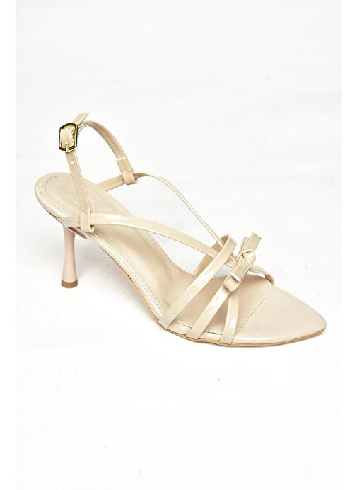 S518303408 Ten Rugan İnce Topuklu Kadın Ayakkabı - Görsel 7