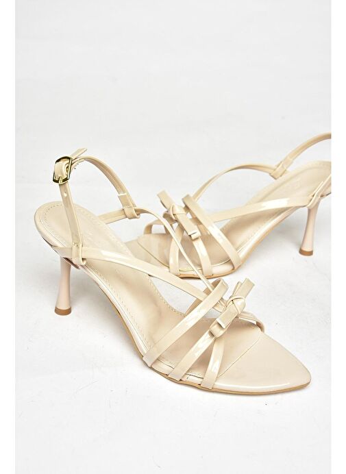 S518303408 Ten Rugan İnce Topuklu Kadın Ayakkabı - Görsel 8