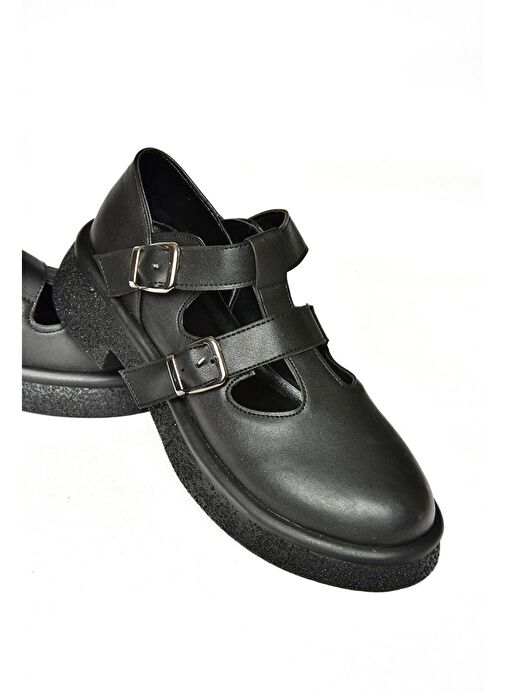 S996019109 Siyah Kadın Ayakkabı - Görsel 6