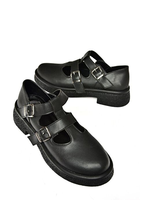 S996019109 Siyah Kadın Ayakkabı - Görsel 8