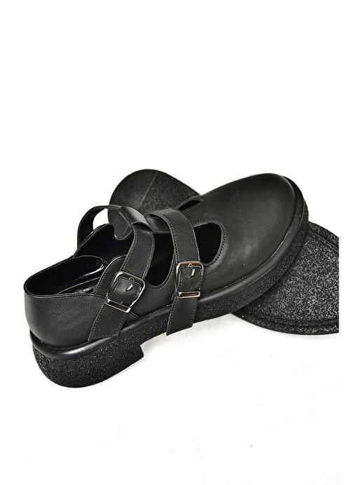 S996019109 Siyah Kadın Ayakkabı - Görsel 9