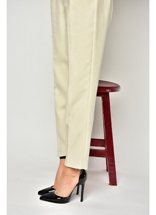 S372664708 Siyah Rugan İnce Topuklu Kadın Ayakkabı - Görsel 4