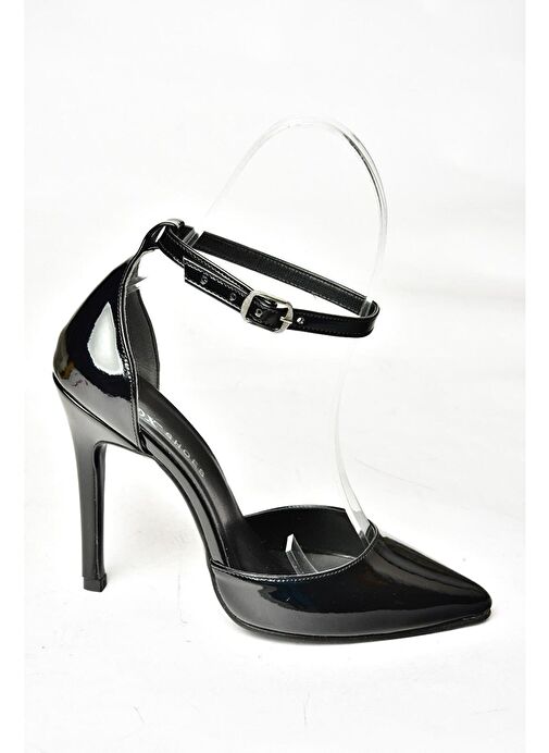 S372664708 Siyah Rugan İnce Topuklu Kadın Ayakkabı - Görsel 8