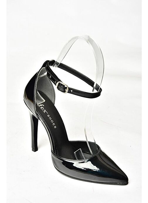 S372664708 Siyah Rugan İnce Topuklu Kadın Ayakkabı - Görsel 9