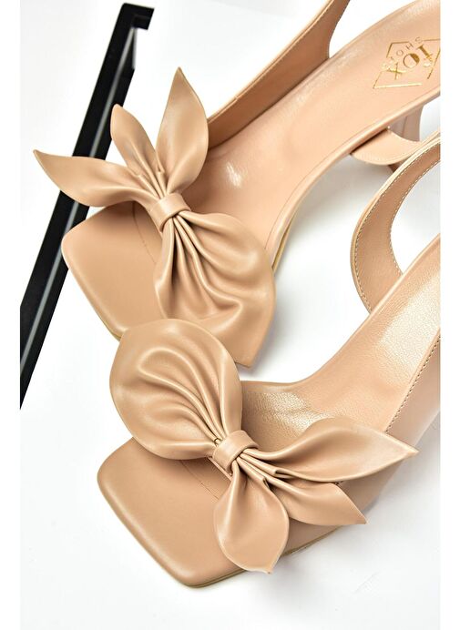 K749384909 Ten Kadın Topuklu Ayakkabı - Görsel 2