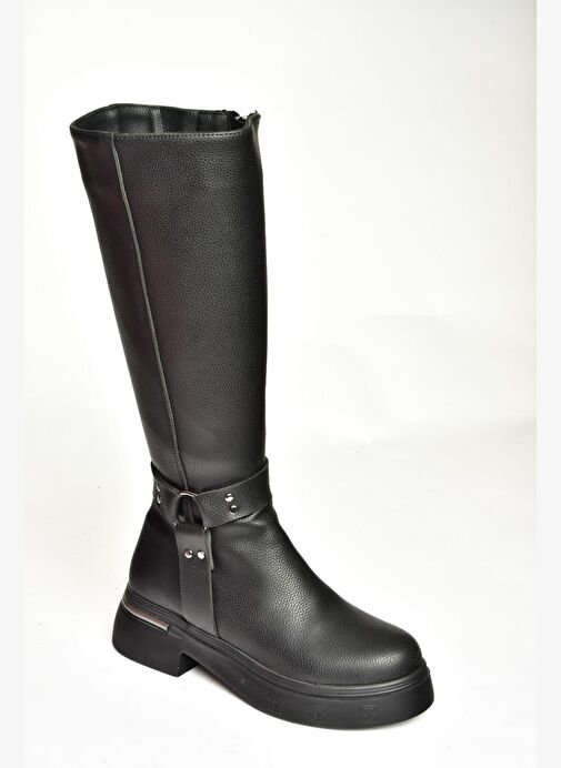 T996663009 Siyah Kadın Çizme - Görsel 8