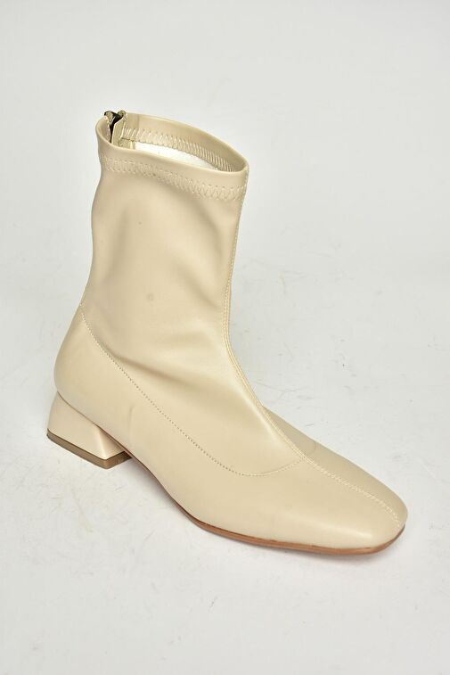 T642749009 Bej Streç Kadın Bot - Görsel 7