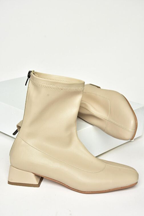 T642749009 Bej Streç Kadın Bot - Görsel 8