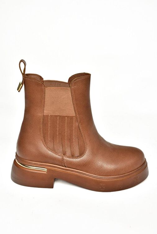 T996334009 Taba Kalın Tabanlı Kadın Bot - Görsel 8