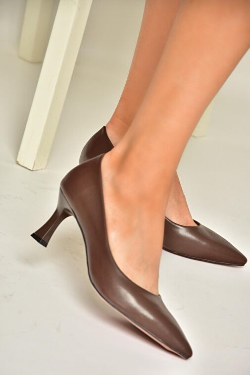 Fox Shoes Kahverengi Kadın Abiye Ayakkabı 13000 - Görsel 3