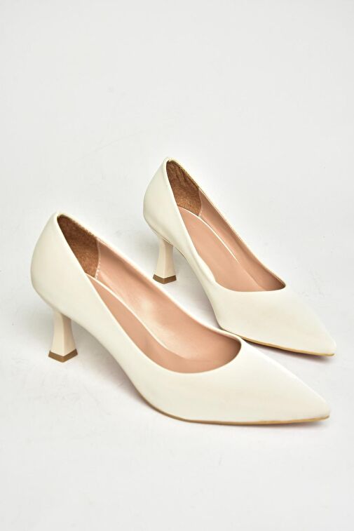 Fox Shoes Bej Kadın Abiye Ayakkabı 13001 - Görsel 8